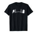 Lacrosse Goalie Heartbeat Ekg T-Shirt - Minimalist Print for Adults - T-Shirt, Sweatshirt, Hoodie