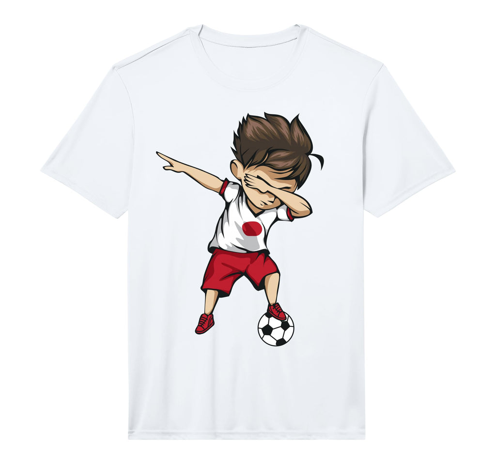 Dabbing Soccer Japan Japanese Football T-Shirt - Graphic Print for Adults - T-Shirt, Sweatshirt, Hoodie