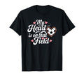 My Heart Is That Field Soccer Mom T-Shirt - Streetwear Style Men Women - T-Shirt, Sweatshirt, Hoodie