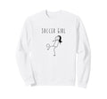 Soccer Stick Figure Player Footballer Sweatshirt - Minimalist Print Unisex - T-Shirt, Sweatshirt, Hoodie