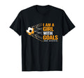 Womens Motivational Goals I Am Goals T-Shirt - Minimalist Print for Adults - T-Shirt, Sweatshirt, Hoodie