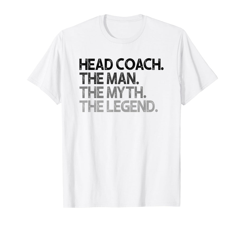 Head Coach Myth Legend Gift T-Shirt - Custom Art Print Men Women - T-Shirt, Sweatshirt, Hoodie
