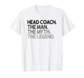 Head Coach Myth Legend Gift T-Shirt - Custom Art Print Men Women - T-Shirt, Sweatshirt, Hoodie