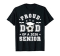 Mens Proud Dad 2026 Senior T-Shirt - Minimalist Print for Adults - T-Shirt, Sweatshirt, Hoodie