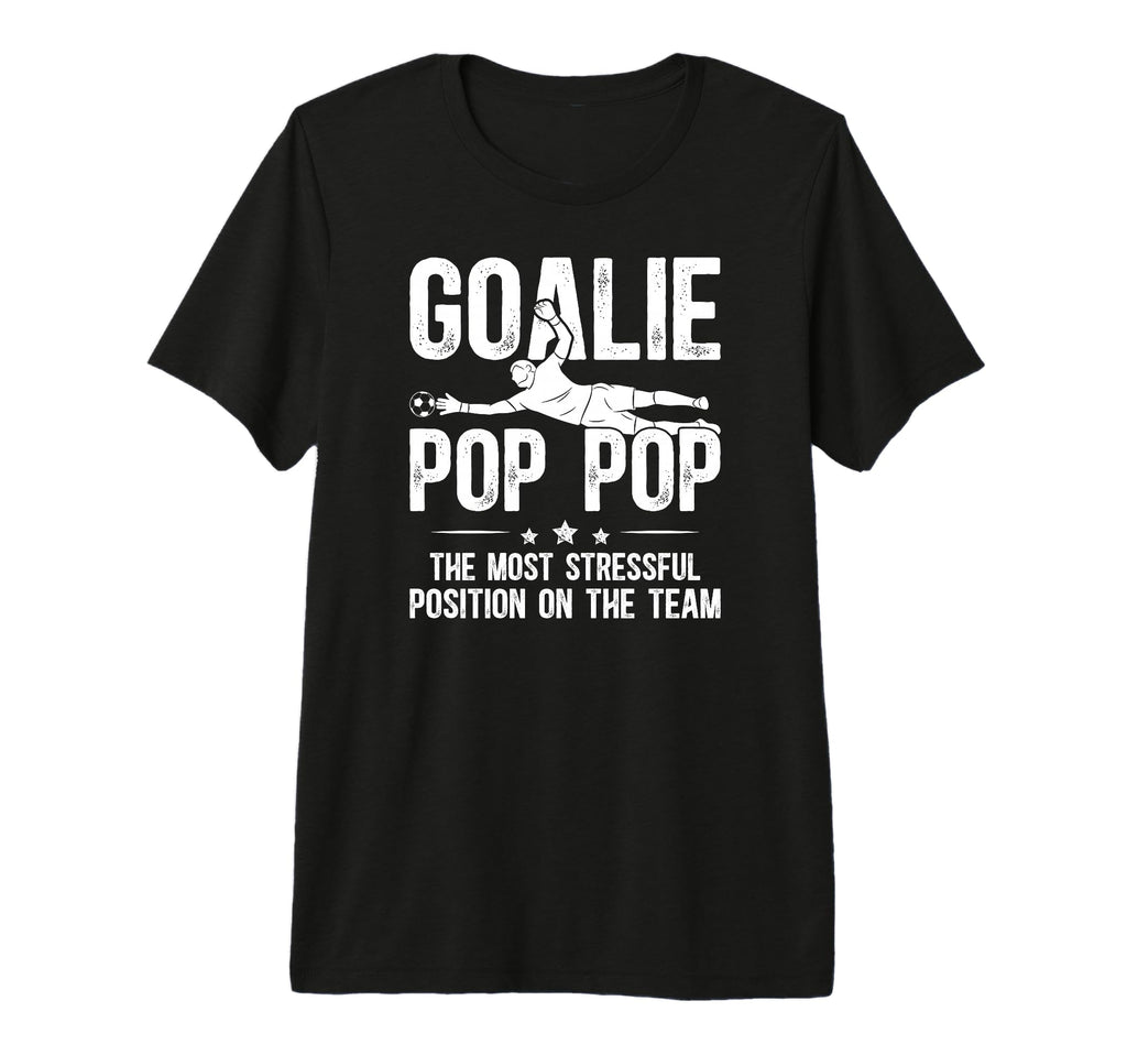 Mens Soccer Goalie Pop Pop Definition T-Shirt - Custom Art Print Unisex - T-Shirt, Sweatshirt, Hoodie