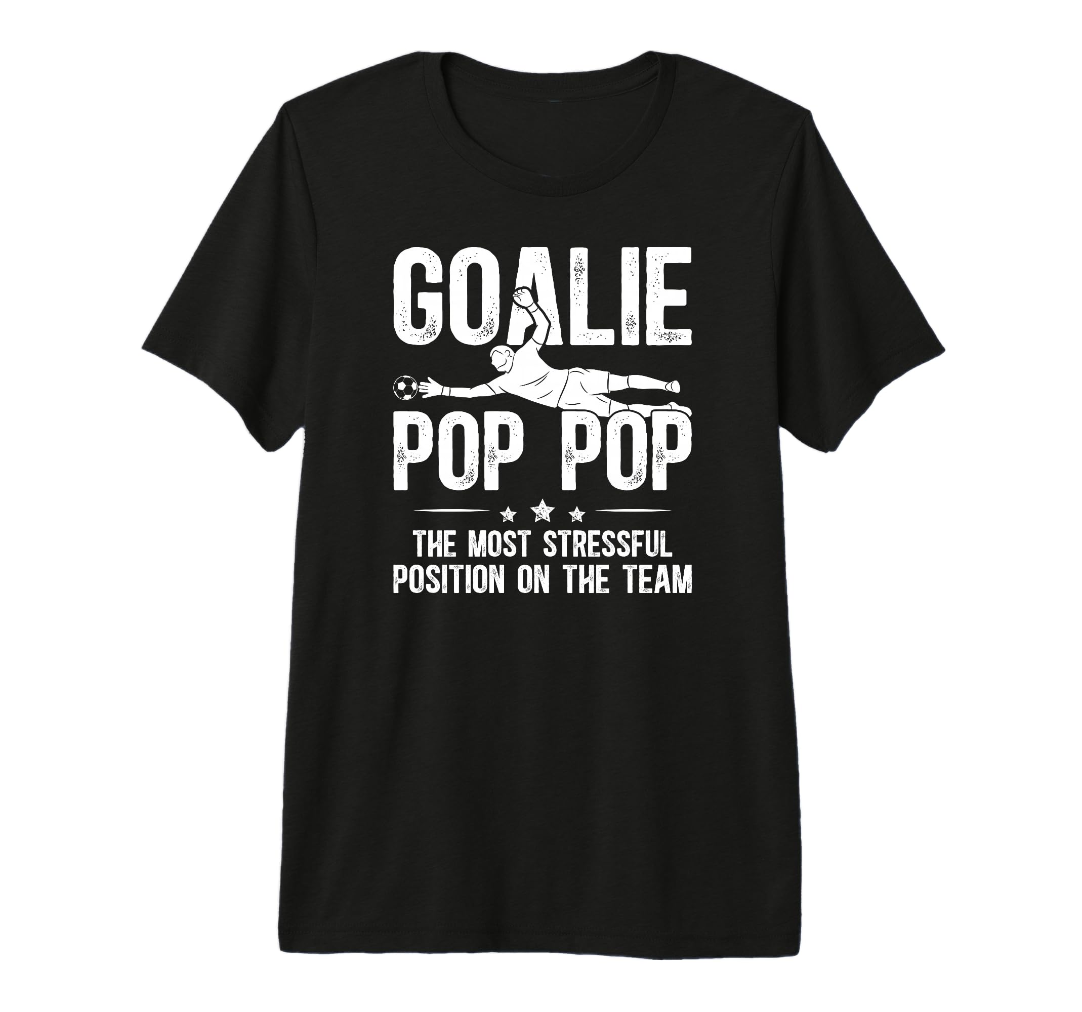Mens Soccer Goalie Pop Pop Definition T-Shirt - Custom Art Print Unisex - T-Shirt, Sweatshirt, Hoodie