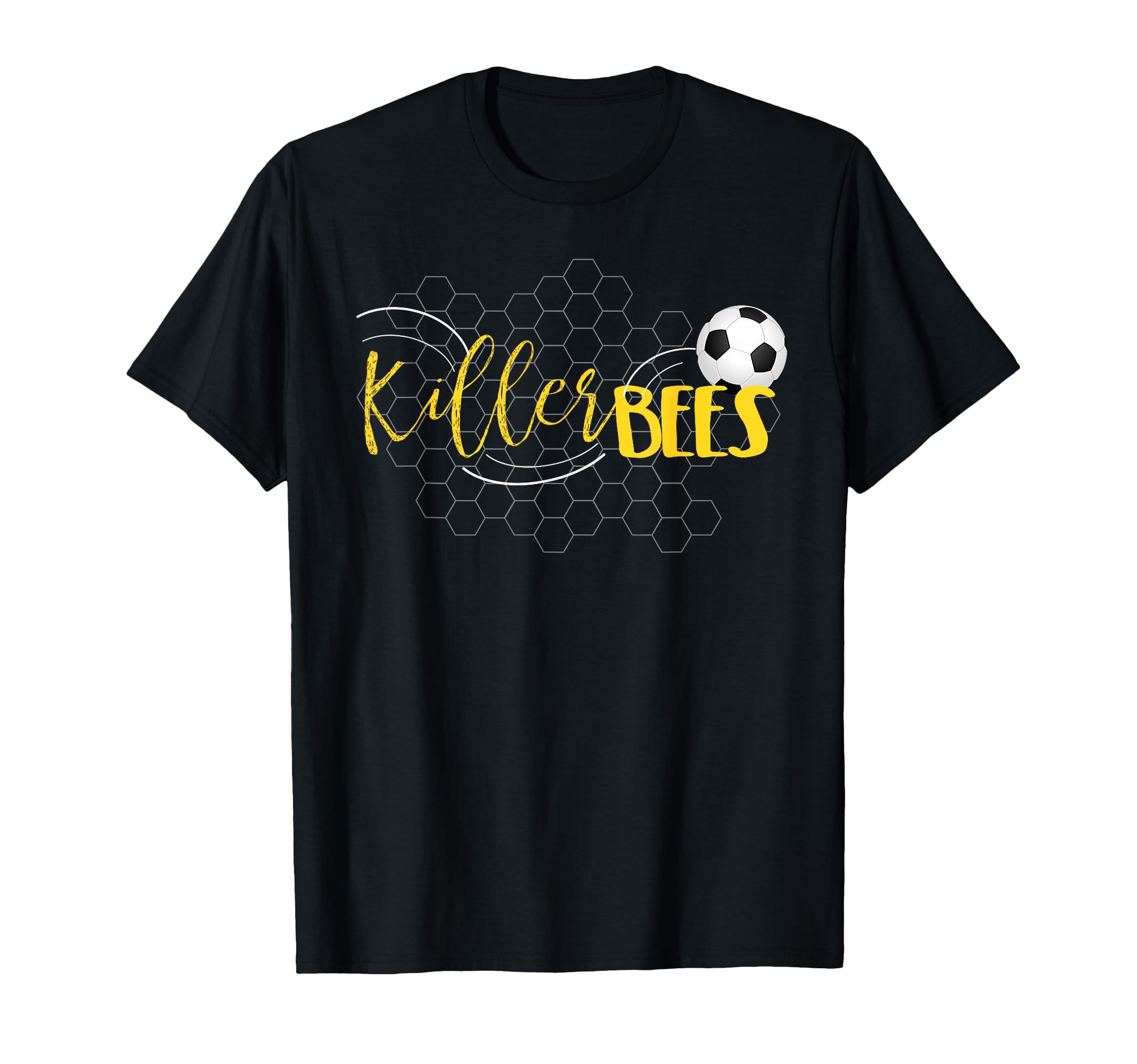 Killer Bees Soccer Team T-Shirt - Custom Art Print Unisex - T-Shirt, Sweatshirt, Hoodie