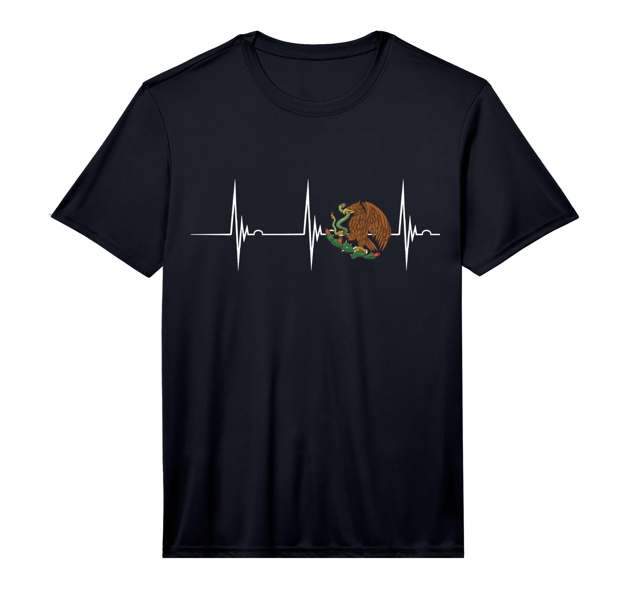 Mexico Eagle Heartbeat Ekg Pulse T-Shirt - Trendy Graphic for Adults - T-Shirt, Sweatshirt, Hoodie