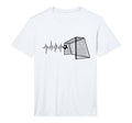 Funny Soccer Heartbeat Ecg T-Shirt - Fun Novelty Design for Adults - T-Shirt, Sweatshirt, Hoodie