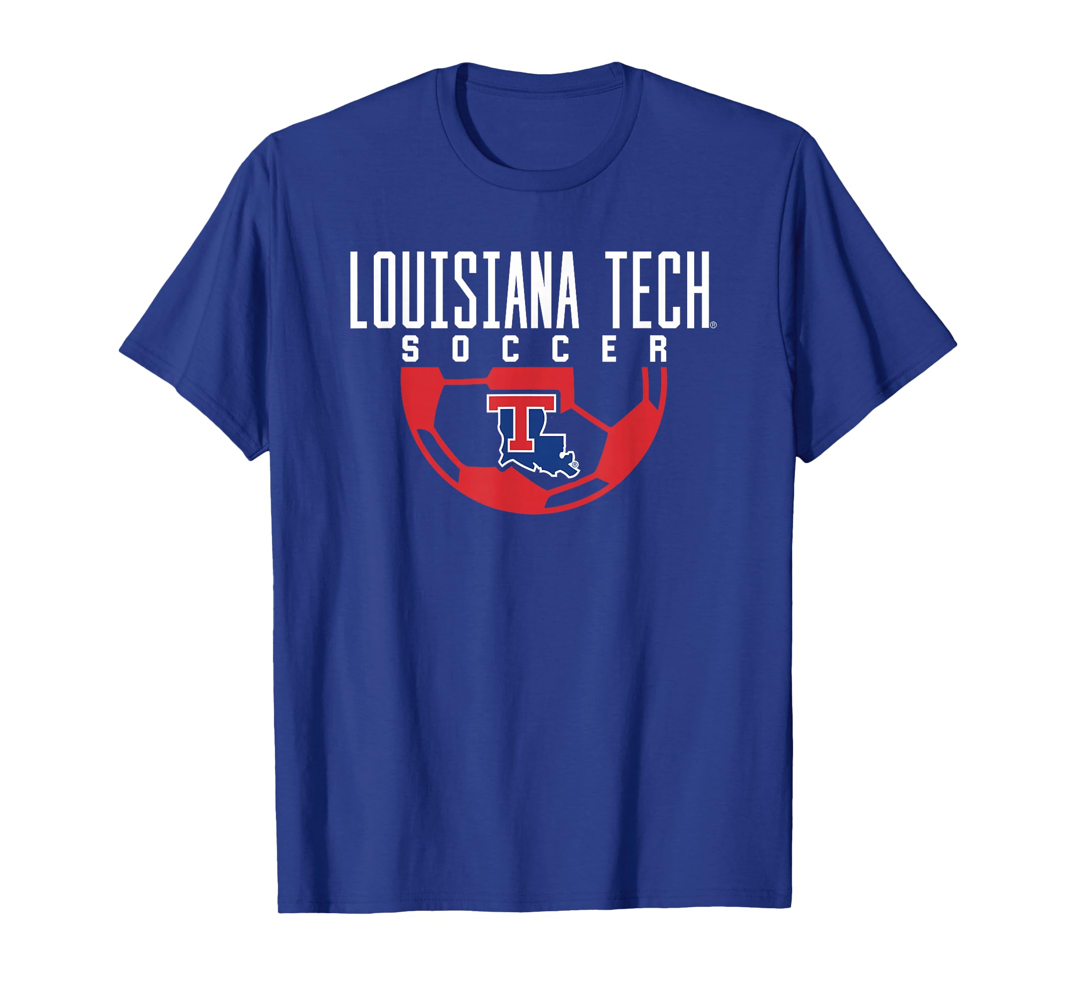Louisiana Tech Bulldogs Soccer Arch T-Shirt - Graphic Print Unisex - T-Shirt, Sweatshirt, Hoodie