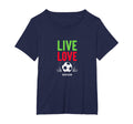 Live Love Soccer Inspiring Sports Fan T-Shirt - Unique Graphic for Adults - T-Shirt, Sweatshirt, Hoodie