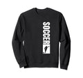 Soccer Coach Distressed Soccer Player Sweatshirt - Graphic Print Men Women - T-Shirt, Sweatshirt, Hoodie