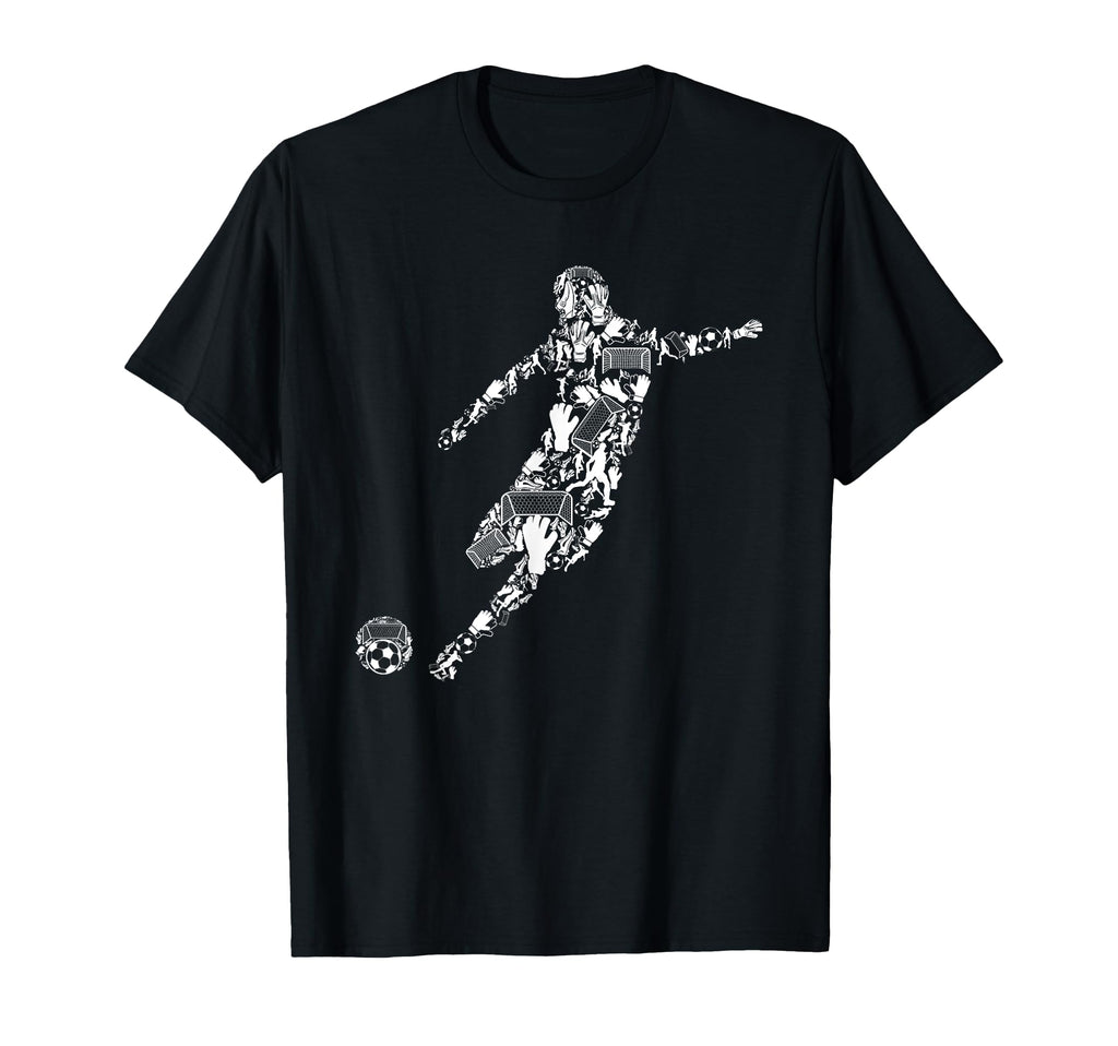 Football Or Soccer Player T-Shirt - Streetwear Style Unisex - T-Shirt, Sweatshirt, Hoodie