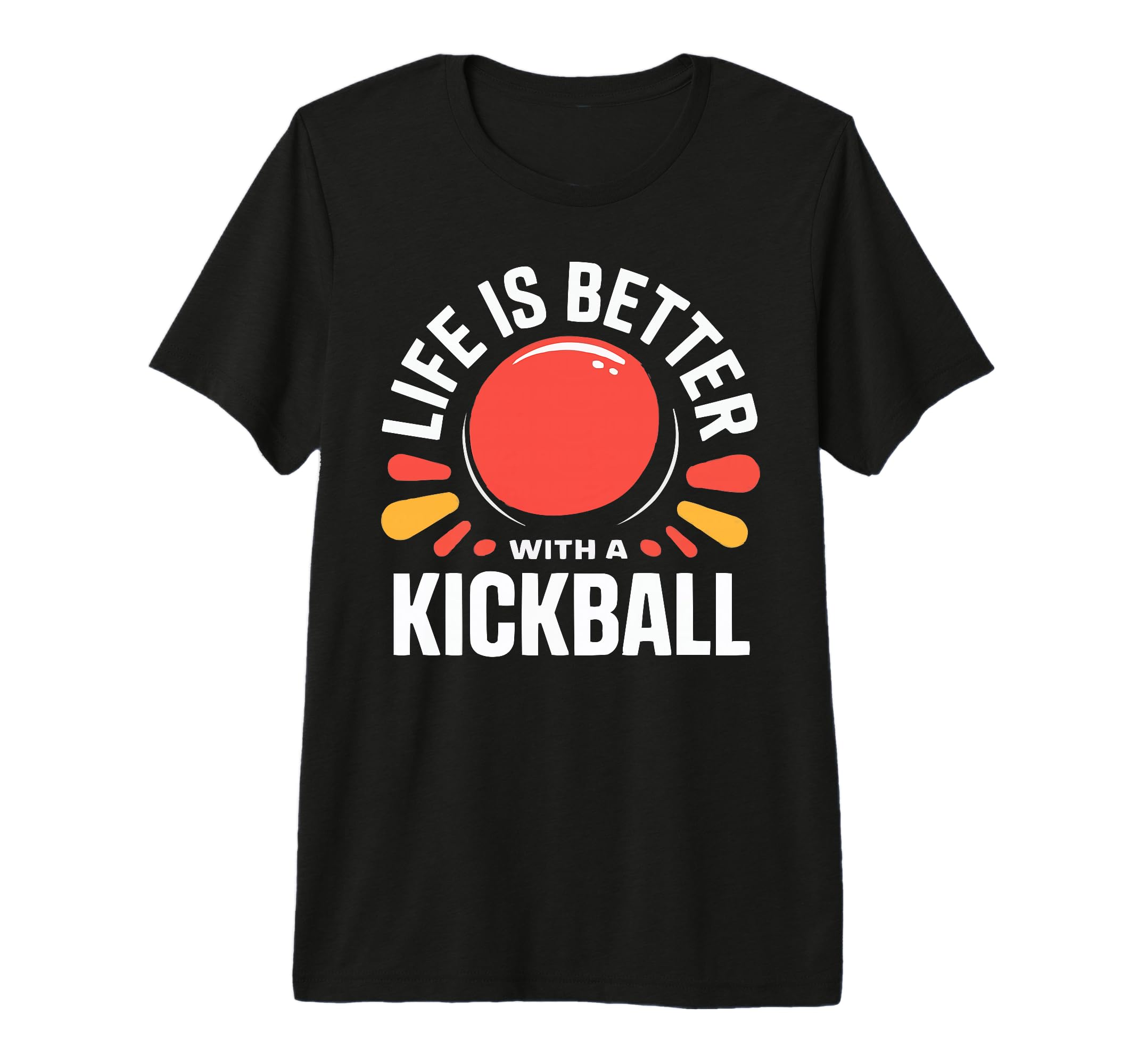 Love Kickball Player Soccer Baseball T-Shirt - Minimalist Print Men Women - T-Shirt, Sweatshirt, Hoodie