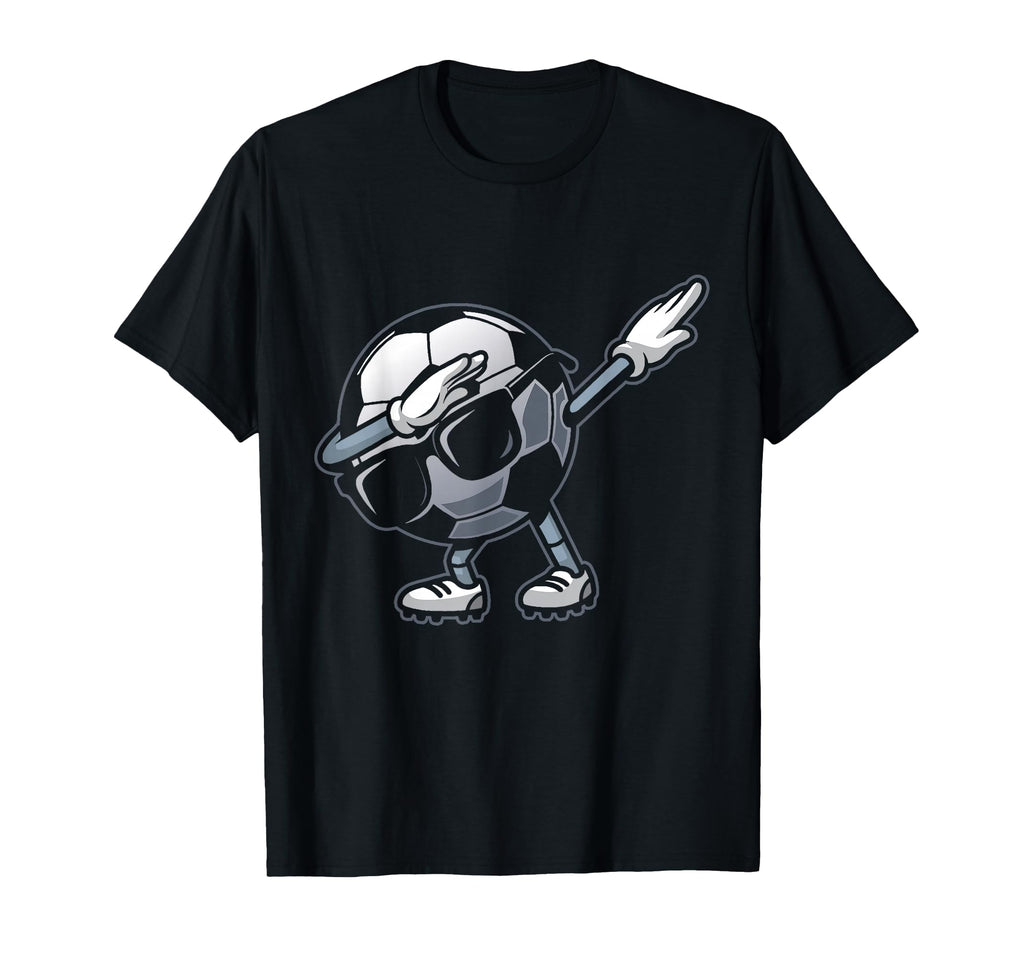 Dabbing Soccer Ball Funny Sports Player T-Shirt - Minimalist Print Unisex - T-Shirt, Sweatshirt, Hoodie