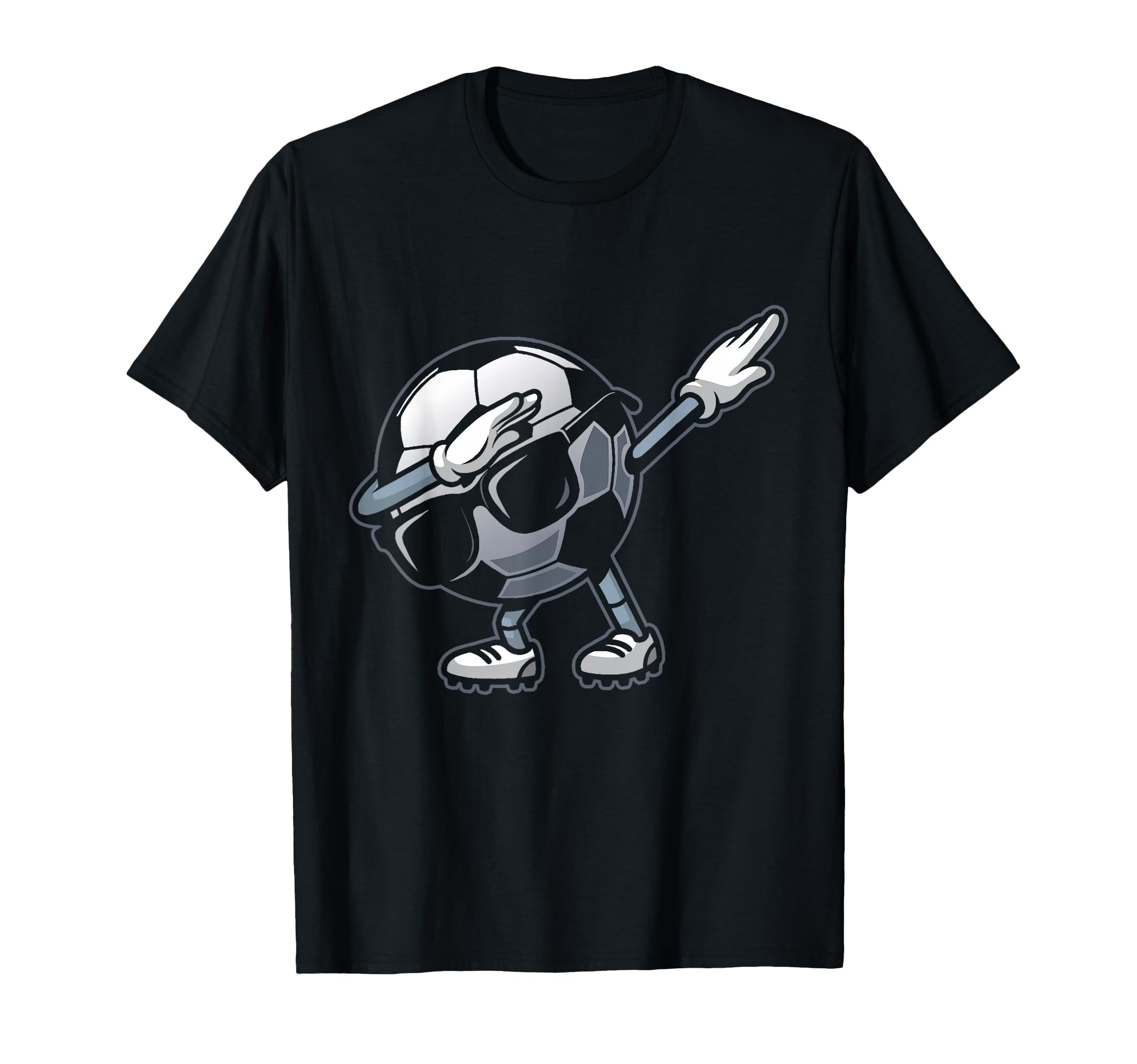 Dabbing Soccer Ball Funny Soccer T-Shirt - Casual Everyday Wear Unisex - T-Shirt, Sweatshirt, Hoodie