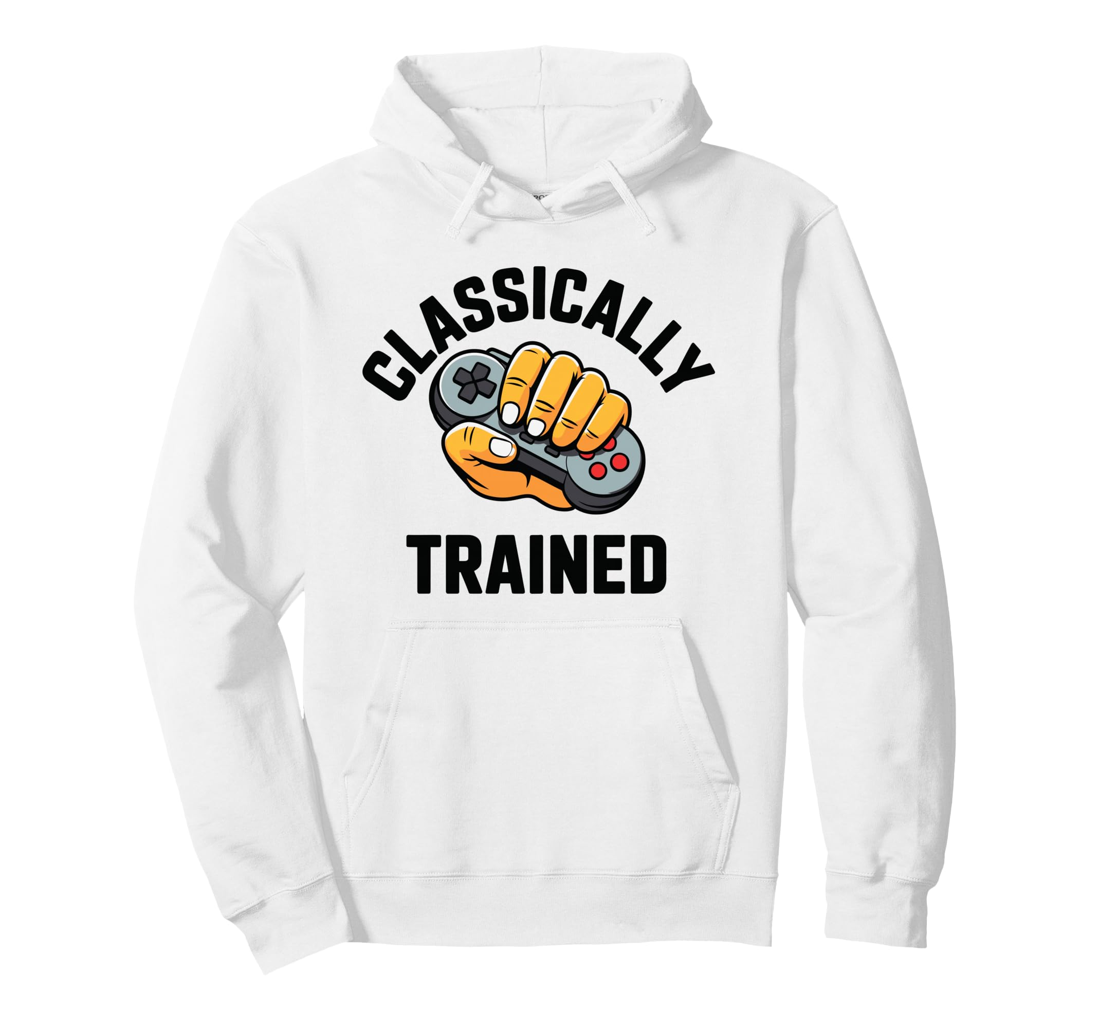 Classically Trained Gamer Video Game Hoodie - Unique Graphic Unisex - T-Shirt, Sweatshirt, Hoodie