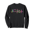 Soccer Heartbeat Tie Dye Heart Sweatshirt - Custom Art Print Men Women - T-Shirt, Sweatshirt, Hoodie