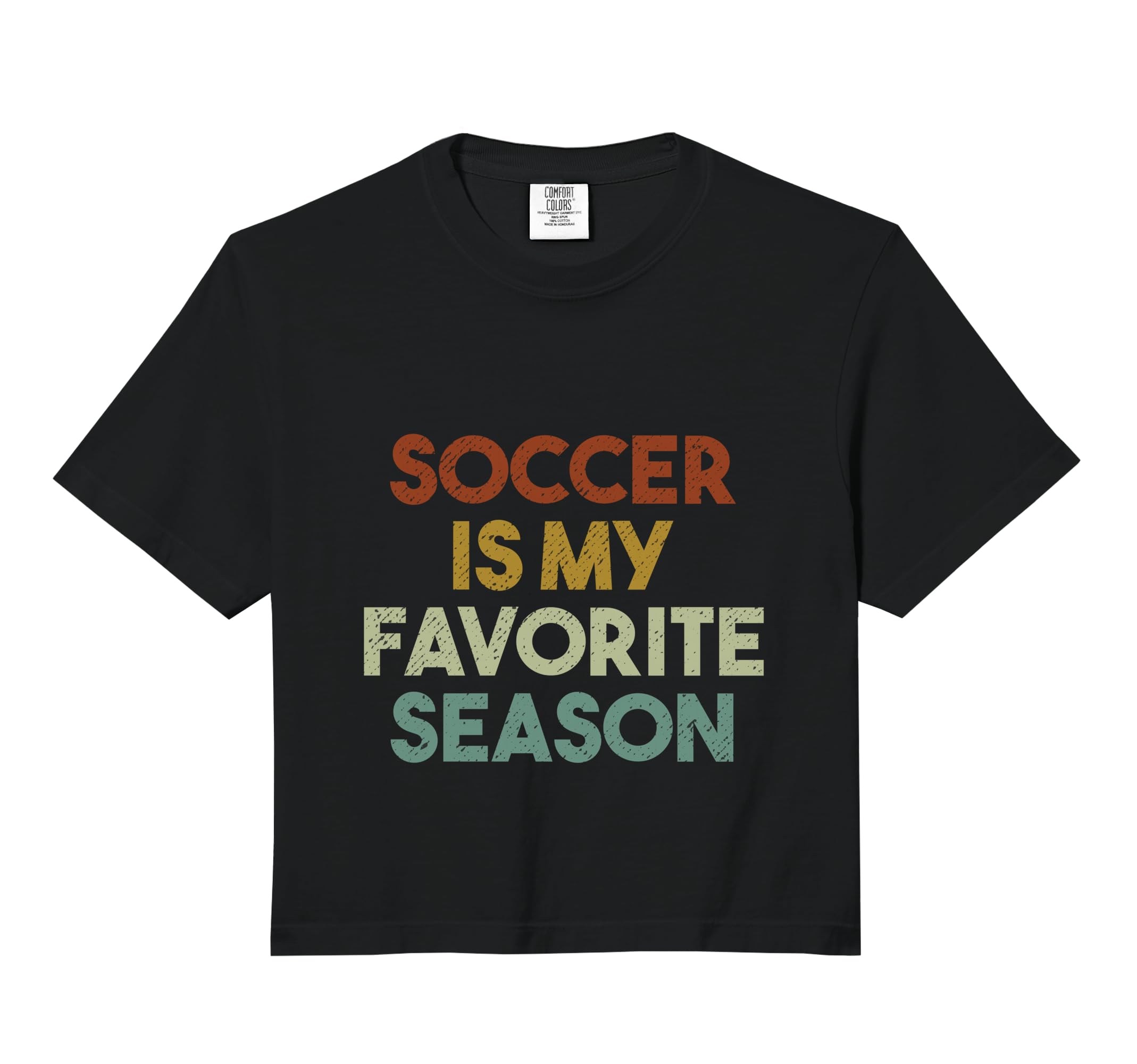 Soccer Is My Favorite Season Comfort Hoodie - Custom Art Print Men Women - T-Shirt, Sweatshirt, Hoodie