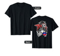Messy Bun Hair Haitian Soccer Haiti T-Shirt - Streetwear Style Unisex - T-Shirt, Sweatshirt, Hoodie