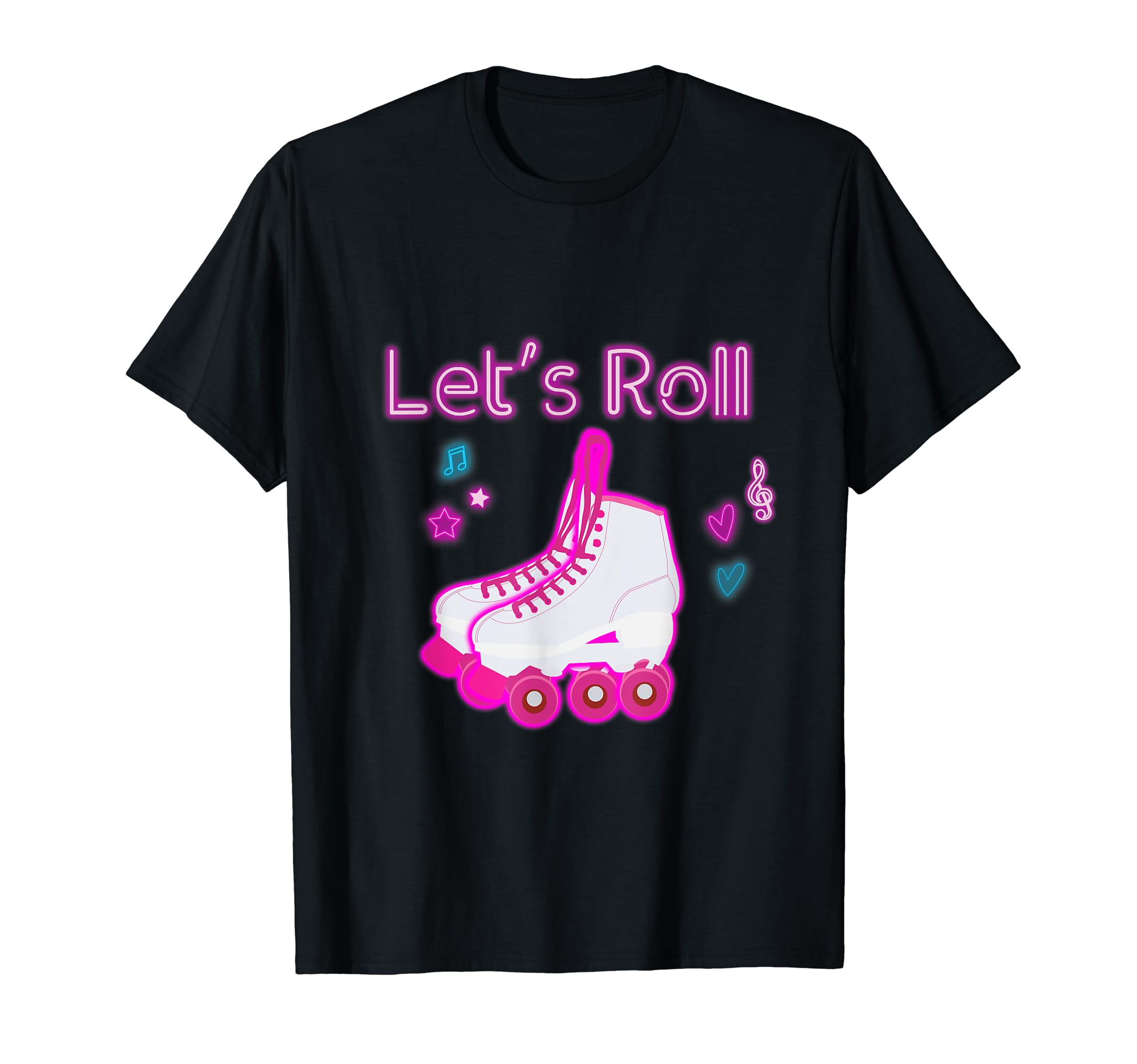 Lets Roll Roller Skating Skater T-Shirt - Minimalist Print for Adults - T-Shirt, Sweatshirt, Hoodie
