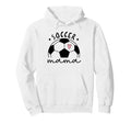 Soccer Mama Heart Ball Game Day Hoodie - Casual Everyday Wear for Adults - T-Shirt, Sweatshirt, Hoodie