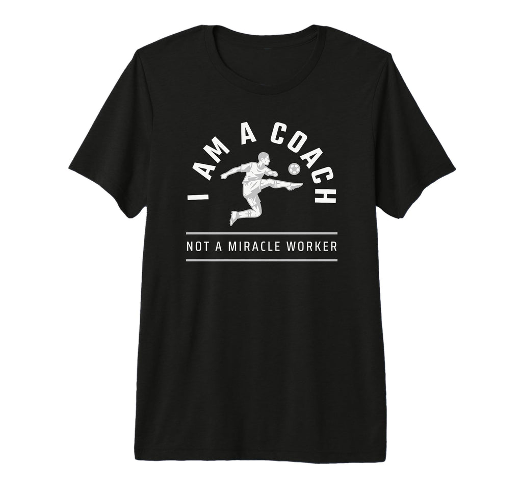 Funny Soccer Coach I Am Coach Tri Blend T-Shirt - Trendy Graphic for Adults - T-Shirt, Sweatshirt, Hoodie