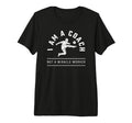 Funny Soccer Coach I Am Coach Tri Blend T-Shirt - Trendy Graphic for Adults - T-Shirt, Sweatshirt, Hoodie
