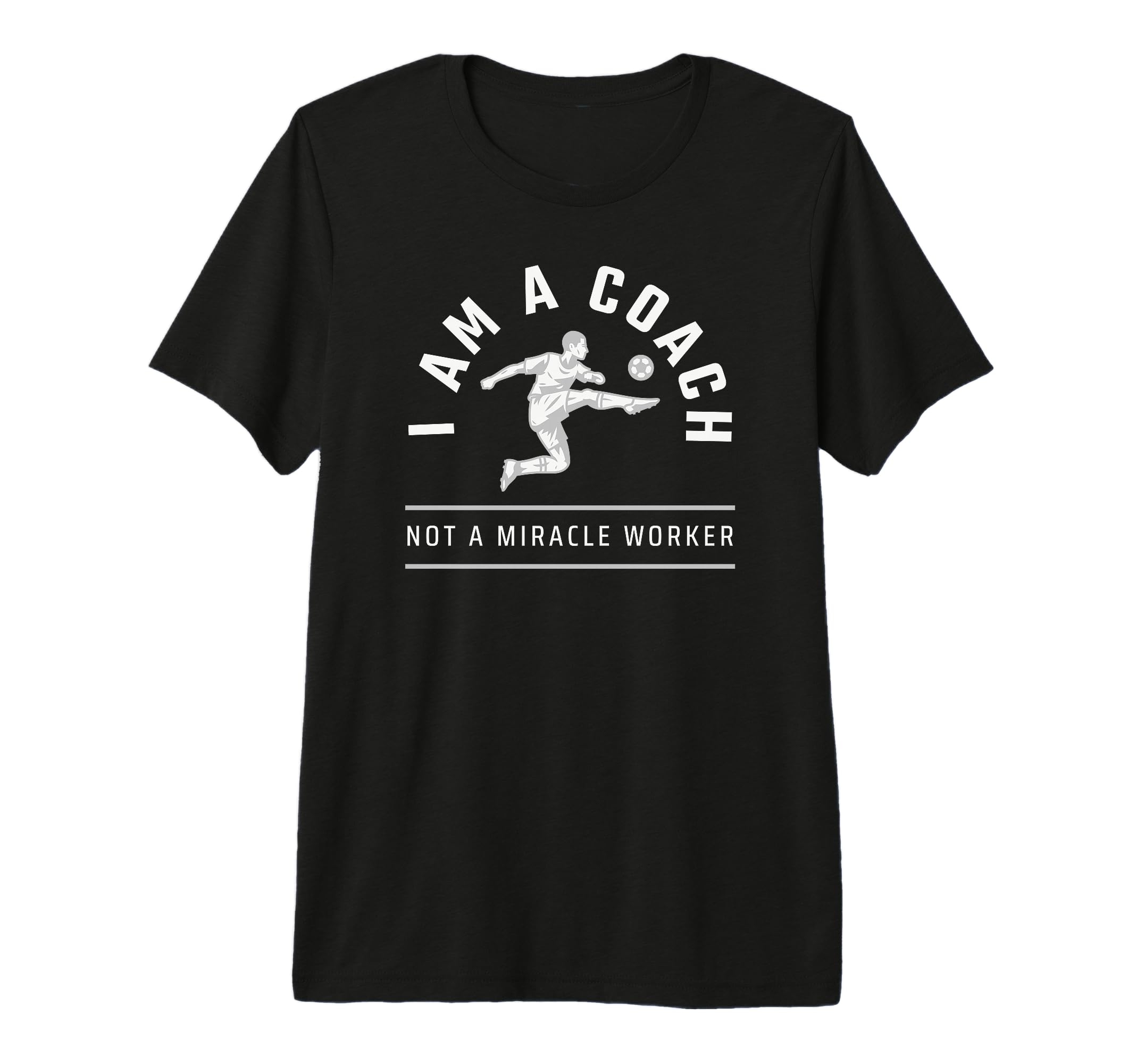 Funny Soccer Coach I Am Coach Tri Blend T-Shirt - Trendy Graphic for Adults - T-Shirt, Sweatshirt, Hoodie