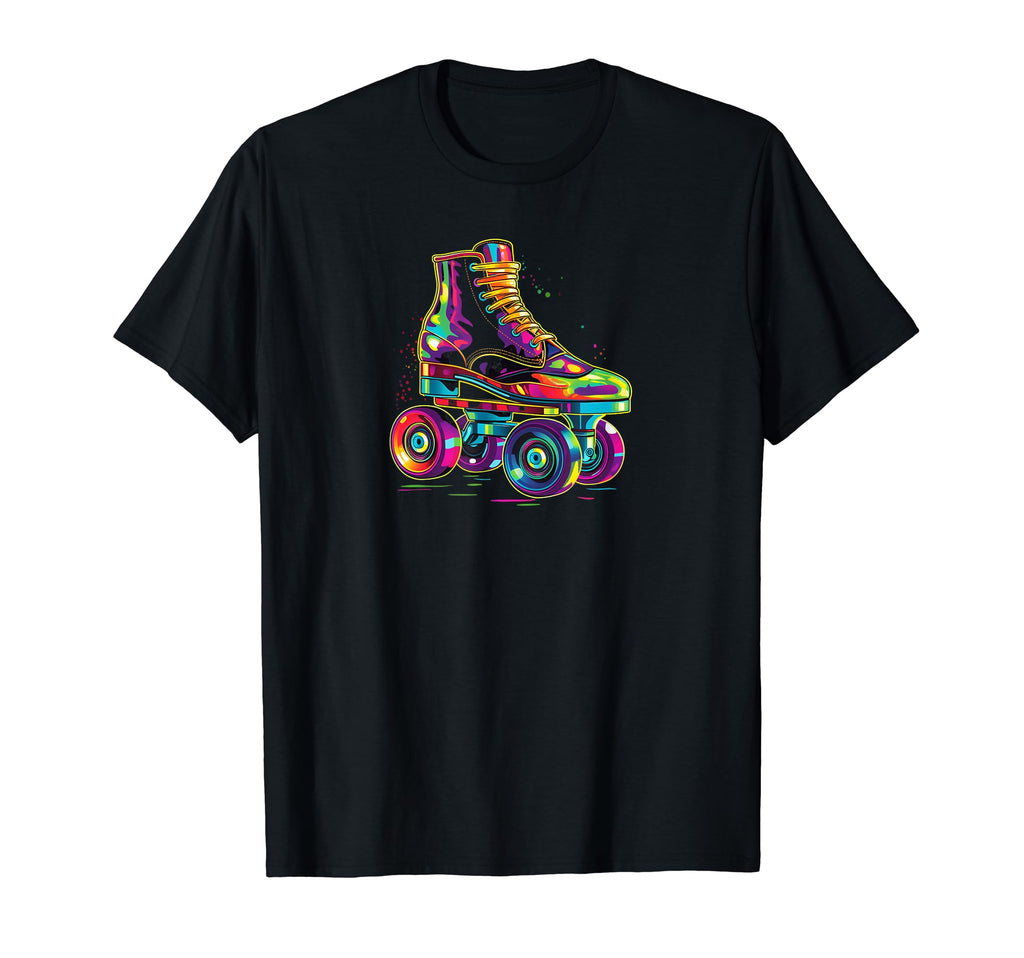 Inspired Roller Skate Disco Ball 80S T-Shirt - Minimalist Print Men Women - T-Shirt, Sweatshirt, Hoodie