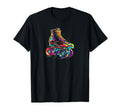 Inspired Roller Skate Disco Ball 80S T-Shirt - Minimalist Print Men Women - T-Shirt, Sweatshirt, Hoodie