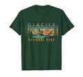 Glacier National Park Montana Usa Hoodie - Casual Everyday Wear Unisex - T-Shirt, Sweatshirt, Hoodie