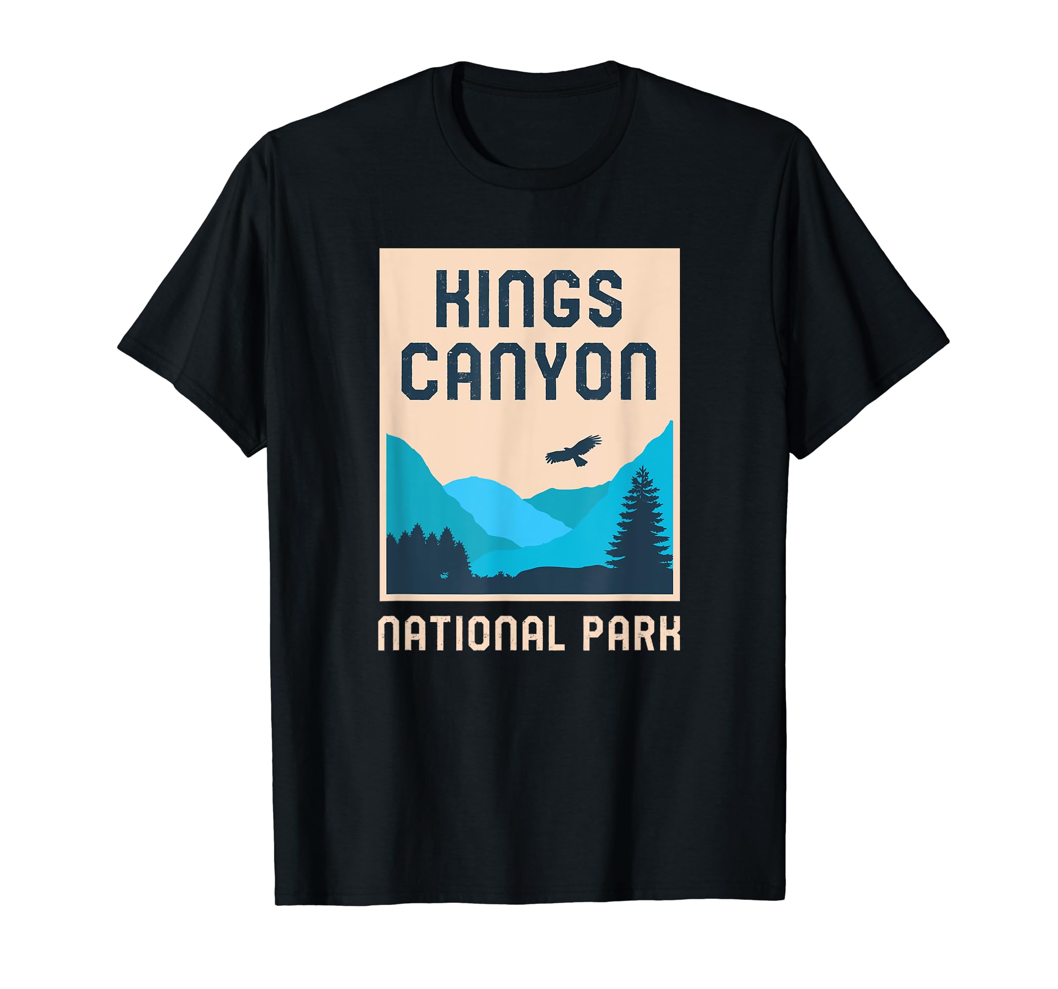 Kings Canyon National Park California T-Shirt - Novelty Apparel for Adults - T-Shirt, Sweatshirt, Hoodie