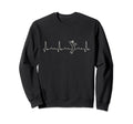 Funny Heartbeat Soccer Player Sweatshirt - Trendy Graphic Unisex - T-Shirt, Sweatshirt, Hoodie