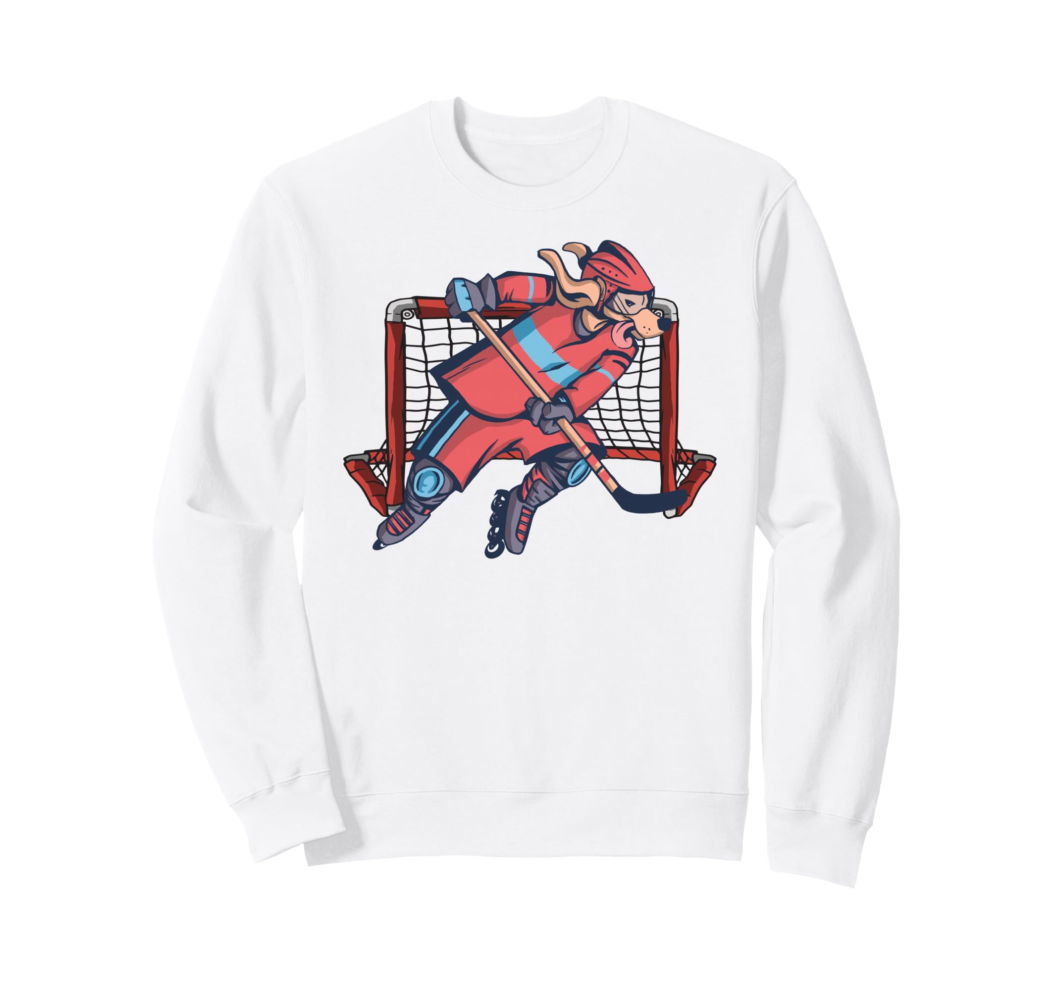 Roller Hockey Skates Goalkeeper Sweatshirt - Fun Novelty Design Men Women - T-Shirt, Sweatshirt, Hoodie