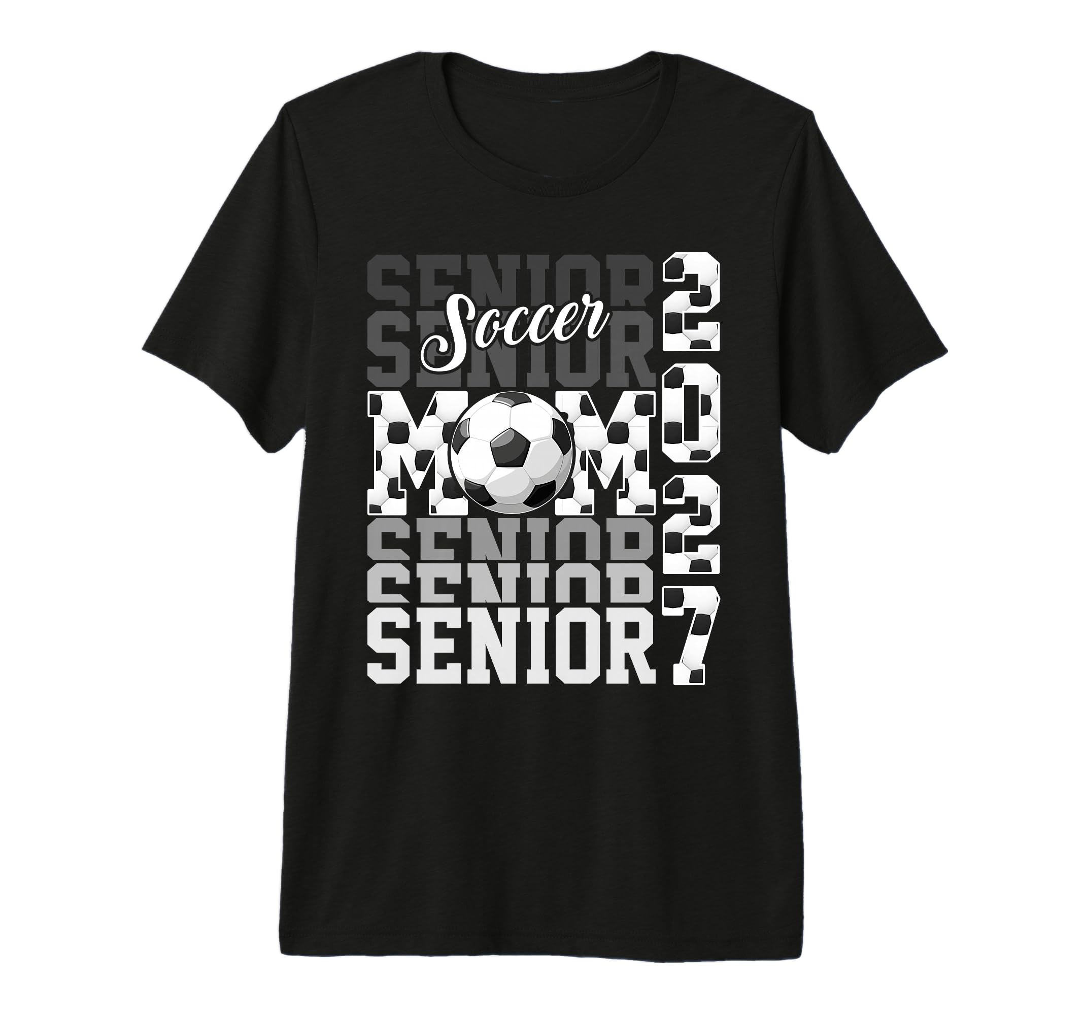 Senior 2027 Soccer Mom Proud Family T-Shirt - Trendy Graphic for Adults - T-Shirt, Sweatshirt, Hoodie
