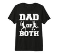 Mens Dad Both Funny Tennis Soccer T-Shirt - Casual Everyday Wear Men Women - T-Shirt, Sweatshirt, Hoodie