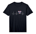 Thailand Love Heartbeat And Thai Flag T-Shirt - Trendy Graphic Men Women - T-Shirt, Sweatshirt, Hoodie