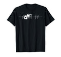 Heart Line Football Player Heartbeat T-Shirt - Graphic Print for Adults - T-Shirt, Sweatshirt, Hoodie
