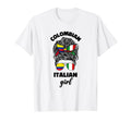 Half Italian And Colombian Colombia T-Shirt - Aesthetic Graphic for Adults - T-Shirt, Sweatshirt, Hoodie
