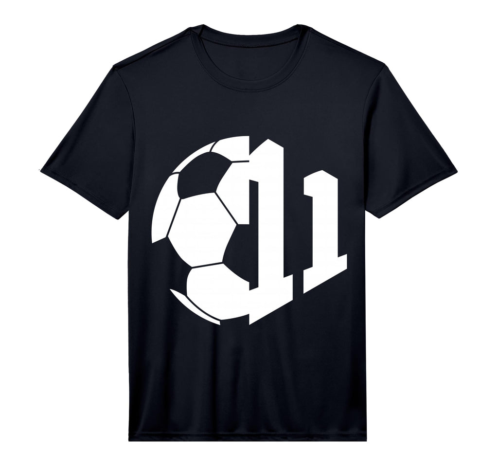 Number 11 Years Soccer 11Th T-Shirt - Fun Novelty Design for Adults - T-Shirt, Sweatshirt, Hoodie