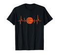 Bball Heartbeat Basketball T-Shirt - Trendy Graphic Men Women - T-Shirt, Sweatshirt, Hoodie