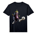 Mens Eggplant Soccer Performance T-Shirt - Casual Everyday Wear for Adults - T-Shirt, Sweatshirt, Hoodie