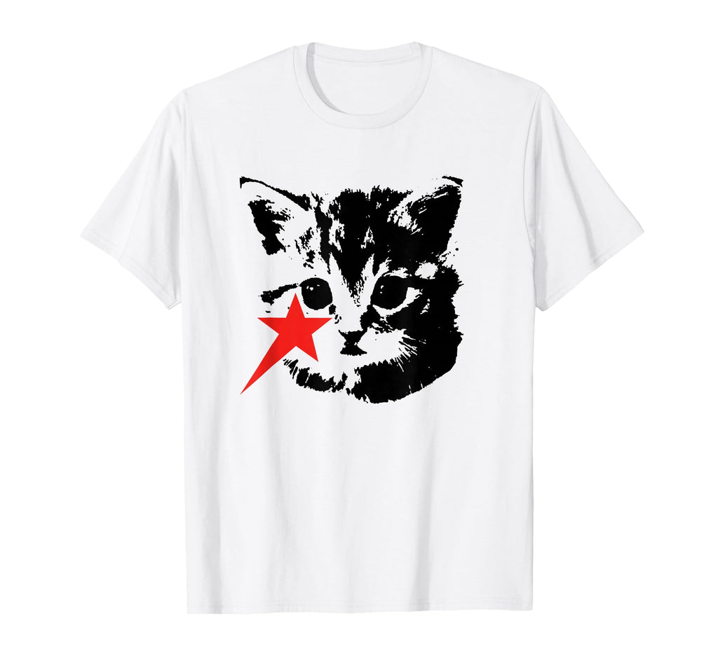 Y2K Cat Punk Rock Kitten Grunge 90S Star T-Shirt - Novelty Apparel Unisex - T-Shirt, Sweatshirt, Hoodie