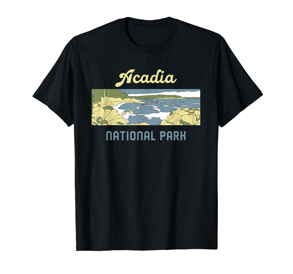 Acadia National Park Maine Minimalist T-Shirt - Aesthetic Graphic Unisex - T-Shirt, Sweatshirt, Hoodie