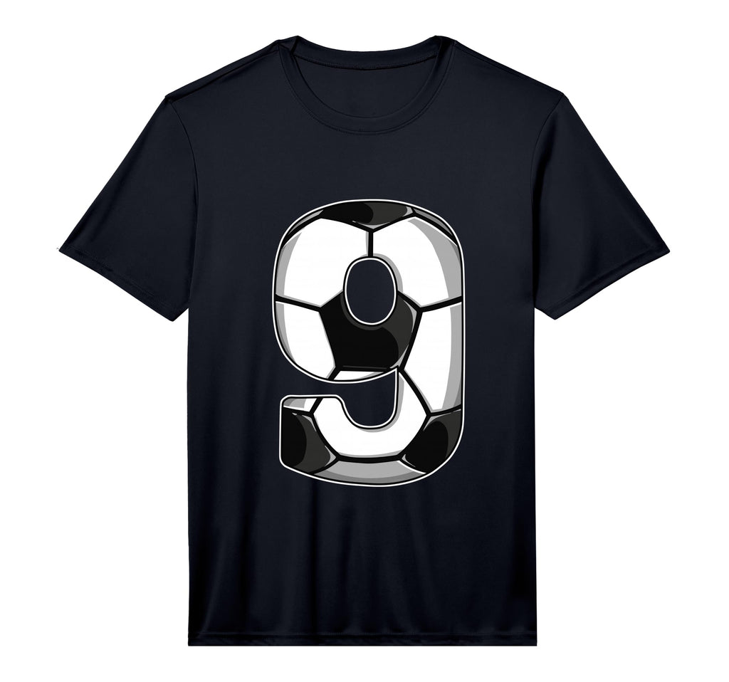 9Th Birthday Soccer Performance T-Shirt - Unique Graphic Unisex - T-Shirt, Sweatshirt, Hoodie