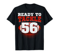 Football 56Th Birthday Player Tackle T-Shirt - Trendy Graphic Men Women - T-Shirt, Sweatshirt, Hoodie