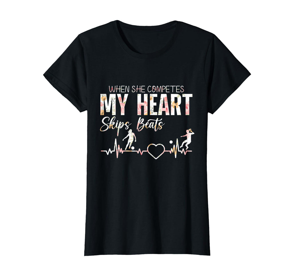 When She Competes My Heart Skips Beats T-Shirt - Minimalist Print Unisex - T-Shirt, Sweatshirt, Hoodie