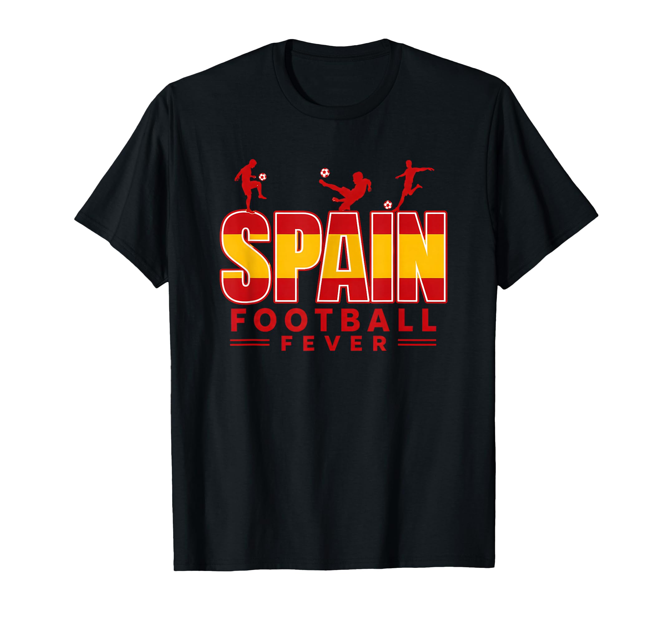 Spain Football Fever 2026 Soccer Fans T-Shirt - Custom Art Print Unisex - T-Shirt, Sweatshirt, Hoodie