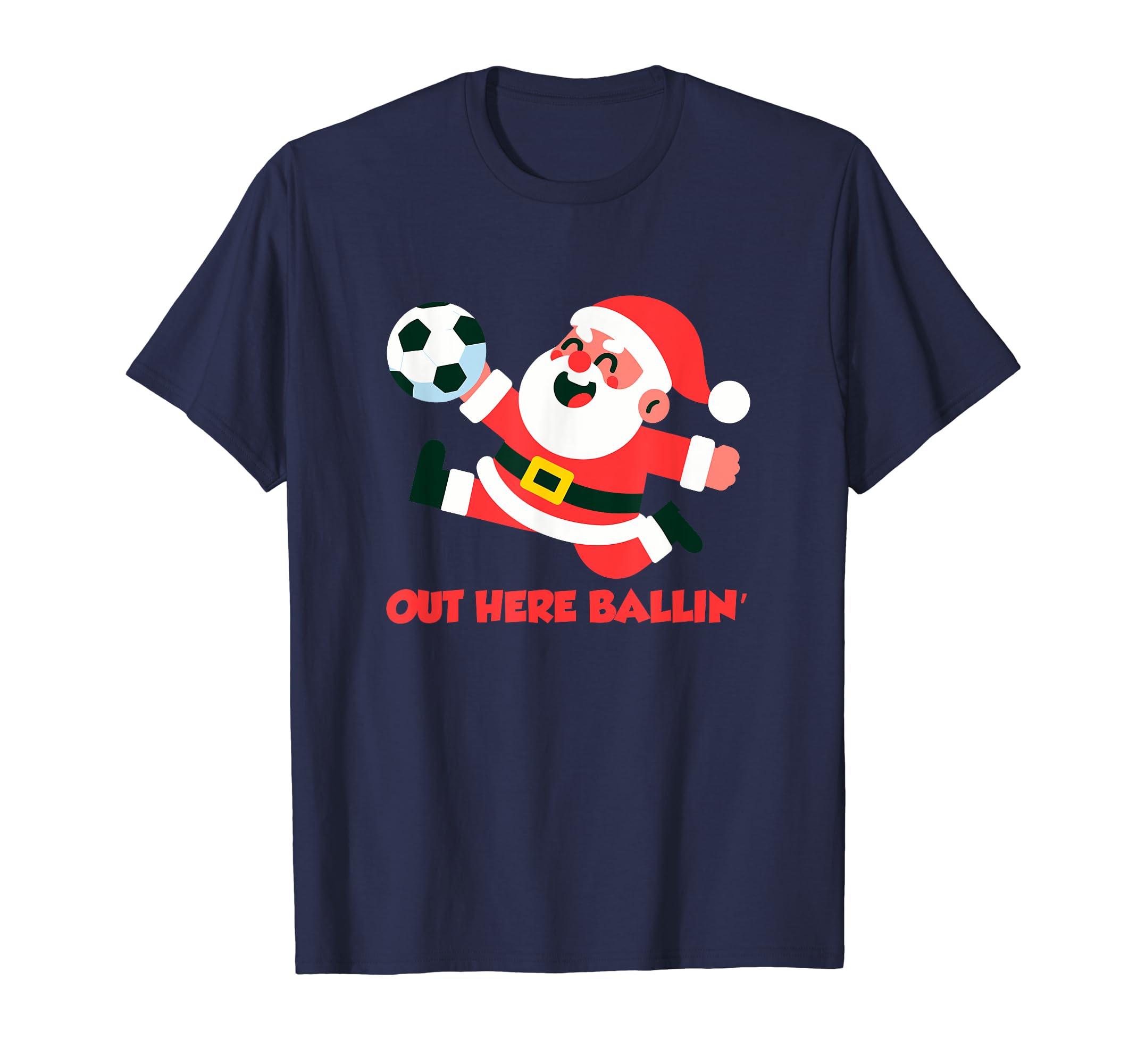 Soccer Goalkeeper Holiday Santa Claus T-Shirt - Streetwear Style Men Women - T-Shirt, Sweatshirt, Hoodie